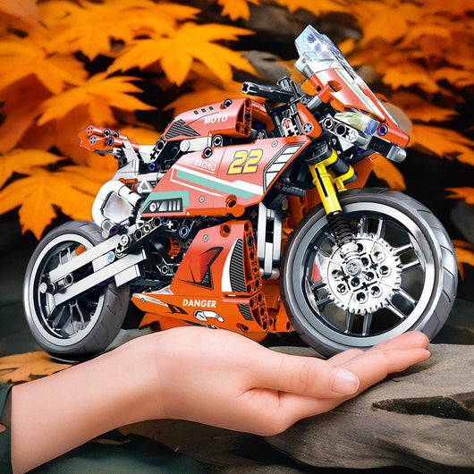 Bloques de Construcción Moto - Puzzle Educativo para Niños - Image 9