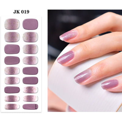 Pegatinas de Uñas UV Gel Semi-curadas Impermeables - Pure Desire Wind Wear - Image 29