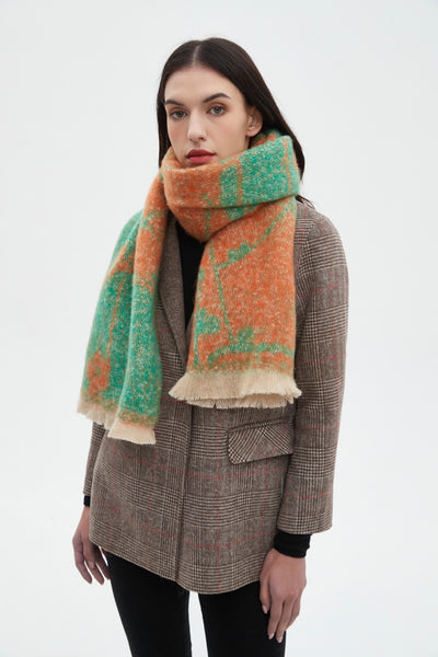Chal Foulard Floral Jacquard para Mujer - Image 28