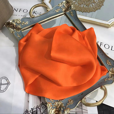 Pañuelo Monocromático de Doble Capa con Cintas para Mujer - Image 16