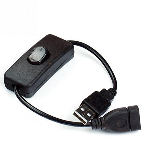 Cable de Extensión USB con Interruptor On/Off de Cobre Puro