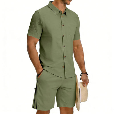 Conjunto de Dos Piezas: Camisa Manga Corta y Shorts con Cordón - Image 35