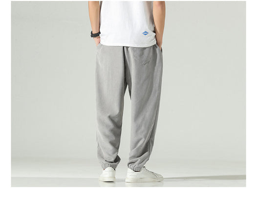 Pantalones Harem Hombre Primavera Verano con Bordado Chino - Image 11
