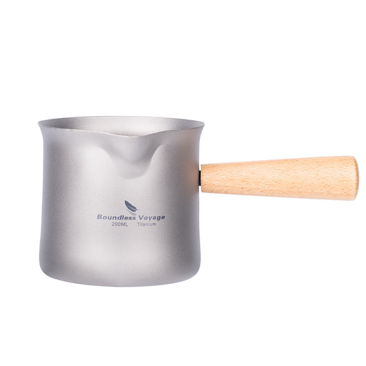 Taza de Té Titanio Puro con Colador Integrado y Asa Larga
