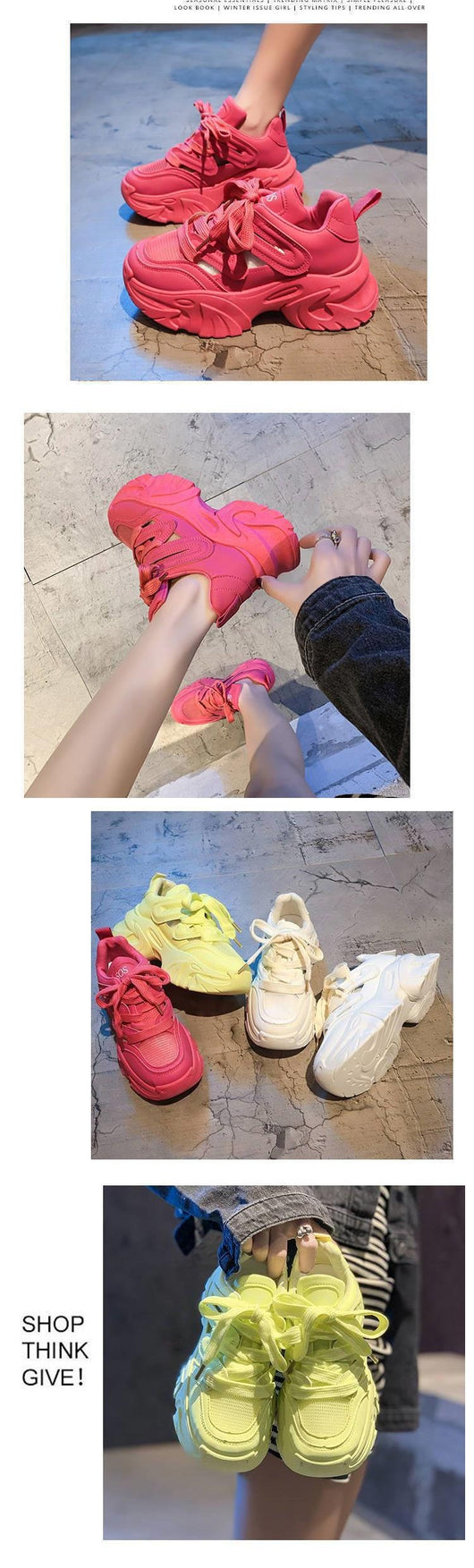 Zapatillas Deportivas Casuales con Plataforma Elevadora para Mujer - Image 18