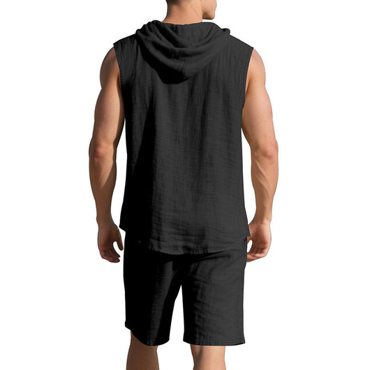 Conjunto de Bermudas y Camiseta sin Mangas para Hombre - Image 31