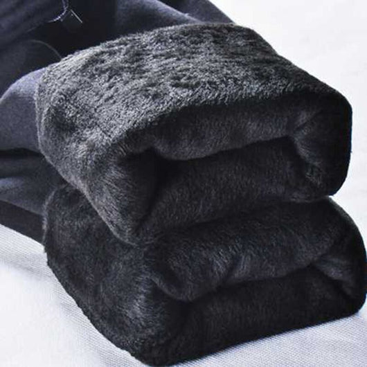 Pantalones de Maternidad en Terciopelo Invierno - Leggings Térmicos para Embarazadas - Image 10