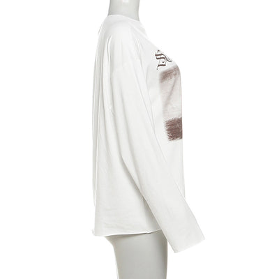 Camiseta Mujer Estilo Hip-hop con Estampado Trendy - Image 9