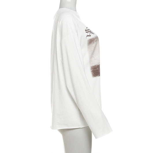 Camiseta Mujer Estilo Hip-hop con Estampado Trendy - Image 9