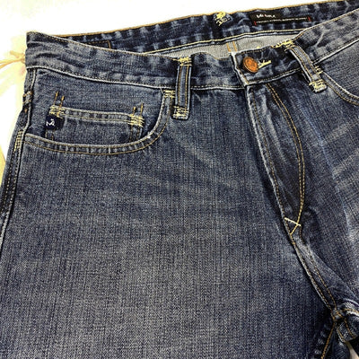 Pantalones Tipo Mendigo Retro con Parches para Hombre - Image 9
