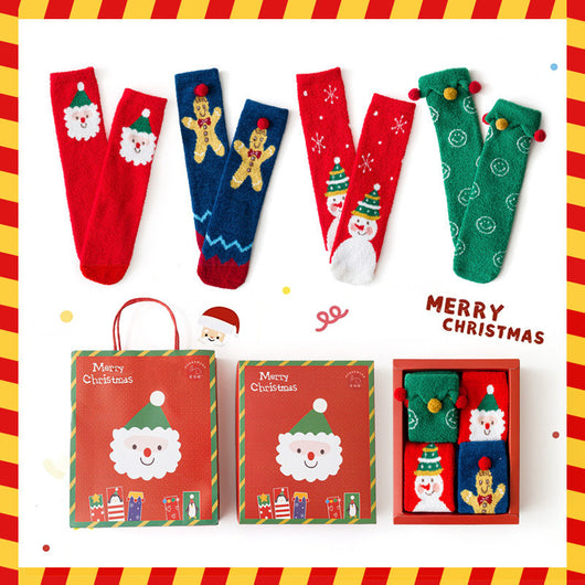 Set de Calcetines Navideños Padre e Hijo con Forro Aterciopelado - Image 14