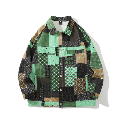 Camisa de Trabajo Manga Larga con Combinación de Colores para Hombre - Image 8
