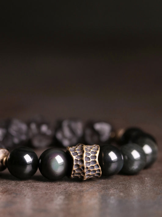 Mano Decorativa de Ébano y Obsidiana - Image 11