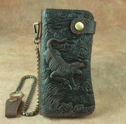 Llavero Monedero de Piel de Caballo para Hombre - Image 4