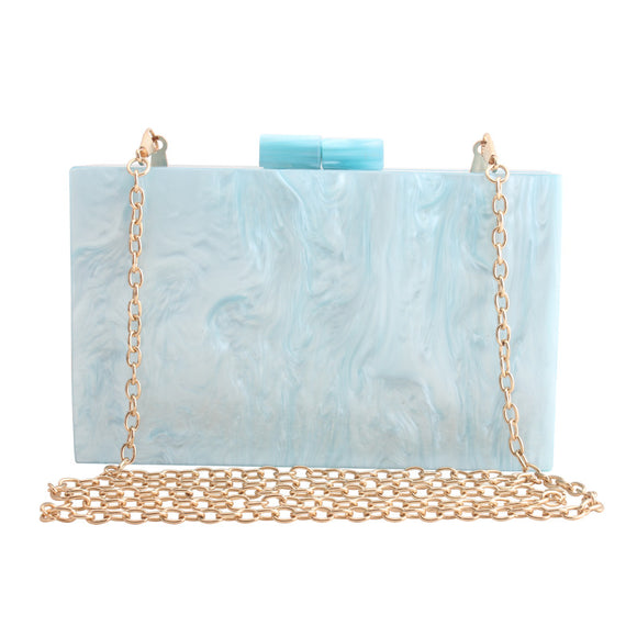 Bolso de Mano Mármol Acrílico Lujo para Mujer