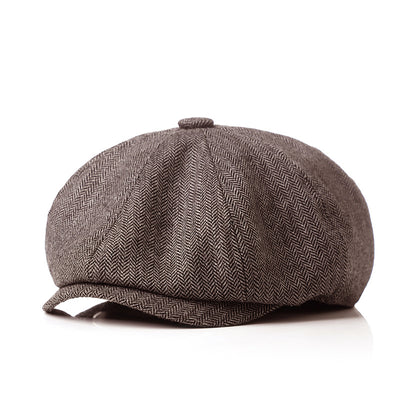 Gorra Octagonal Retro para Hombre - Estilo Vintage y Versátil - Image 4