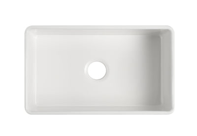Fregadero de Cocina Doble Cara Cerámica Esmaltada Empotrable - Image 12