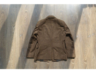 Chaqueta de Trabajo Tweed Vintage Americana Peso Pesado Espiga - Image 18