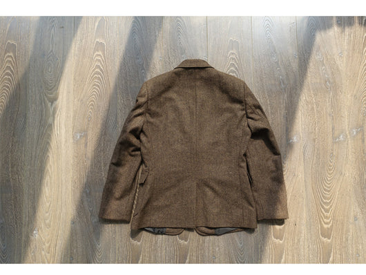 Chaqueta de Trabajo Tweed Vintage Americana Peso Pesado Espiga - Image 18