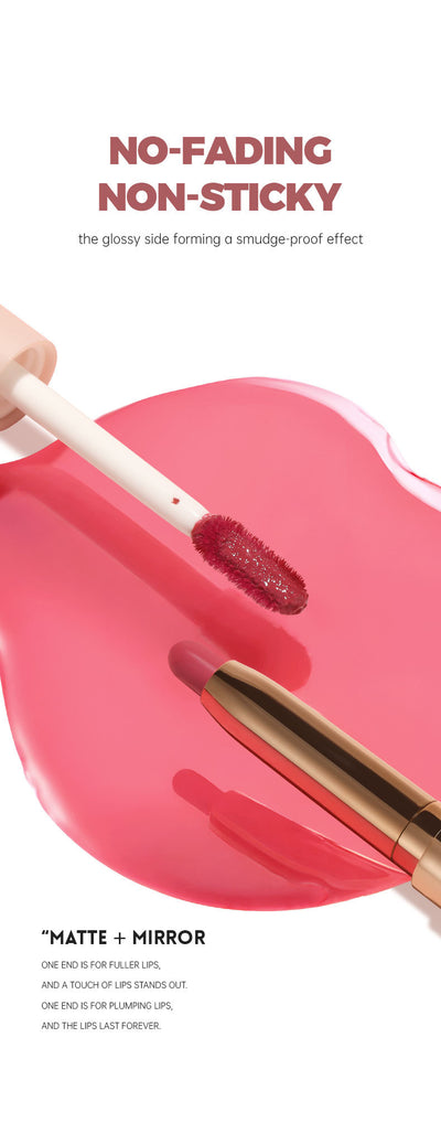 Labial Doble Punta 10 Colores - Mate y Brillo - Image 22