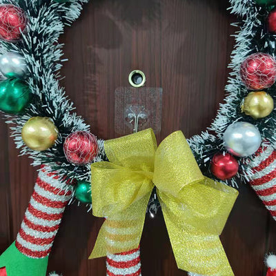 Decoración Navideña Payaso de Cuatro Patas para Puerta - Image 10