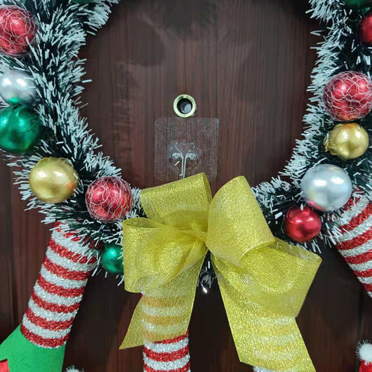Decoración Navideña Payaso de Cuatro Patas para Puerta - Image 10
