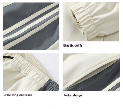 Conjunto Deportivo Casual de 2 Piezas con Cuello Mao para Hombre - Image 14