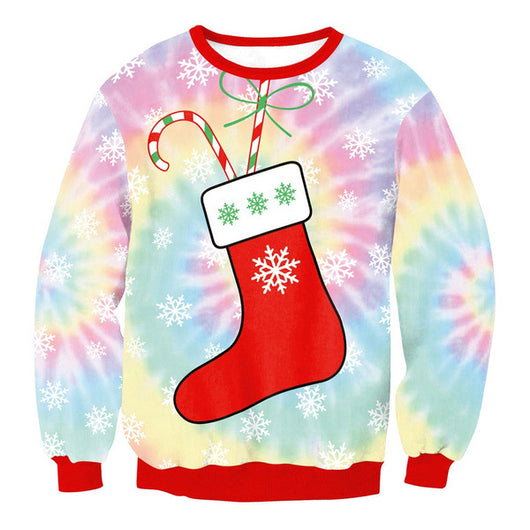 Sudadera Navideña 3D para Hombre con Estampado Poliéster - Image 24