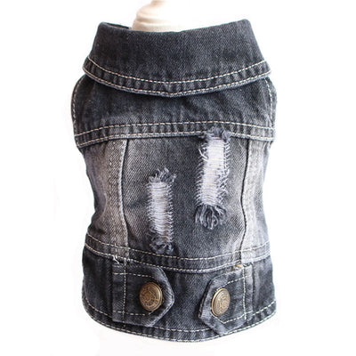Chaleco Denim para Perros Pequeños - Abrigo de Moda Primavera para Mascotas - Image 17