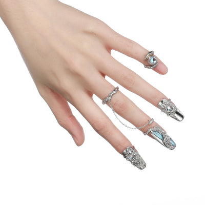 Anillo Abierto de Manicura con Personalidad de Moda - Image 5