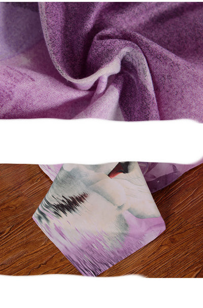 Juego de Cama de Cuatro Piezas con Impresión y Teñido Reactivo - Image 4