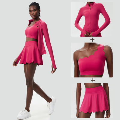 Conjunto Deportivo de Yoga Mujer 3 Piezas Secado Rápido - Image 11