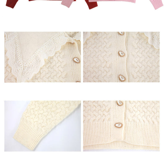 Cardigan Encaje Suave Navideño para Mujer - Image 11