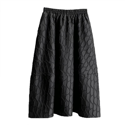 Falda Texturizada de Corte Industrial para Mujer - Image 13