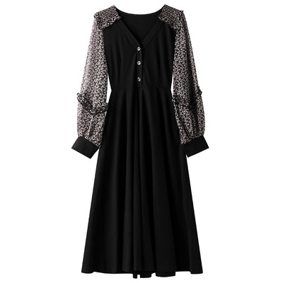 Vestido Primaveral Escote V Elegante - Image 11