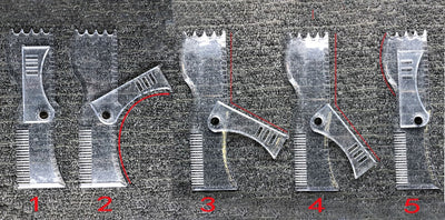 Peine Plantilla para Dar Forma a la Barba con Peines Giratorios Integrados - Image 11