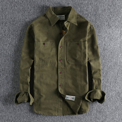 Camisa Tejida Pesada con Bordado en Espalda - Image 8