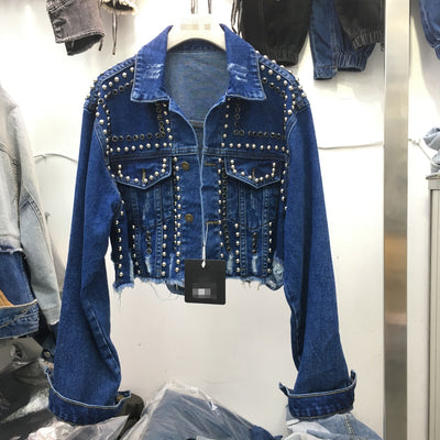 Chaqueta de Mezclilla Reforzada con Remaches - Image 11