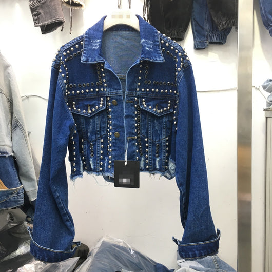 Chaqueta de Mezclilla Reforzada con Remaches - Image 11