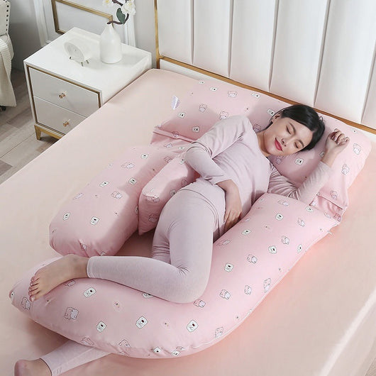 Almohada Maternidad Protección Cintura Tipo U para Dormir de Lado - Image 17