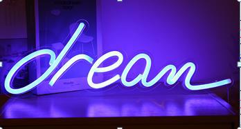 Lámpara Colgante Neon LED con Letras Acrílicas Personalizables Dream - Image 16