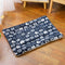 Tapete Azul Marinho com Cabeça de Gato 32 x 25 cm