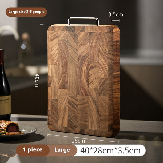 Tabla de Cortar Doble Cara en Madera Maciza Reforzada - Image 9