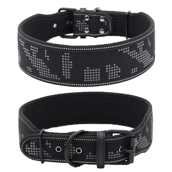 Collar Reflectante Camuflaje Cómodo para Perro