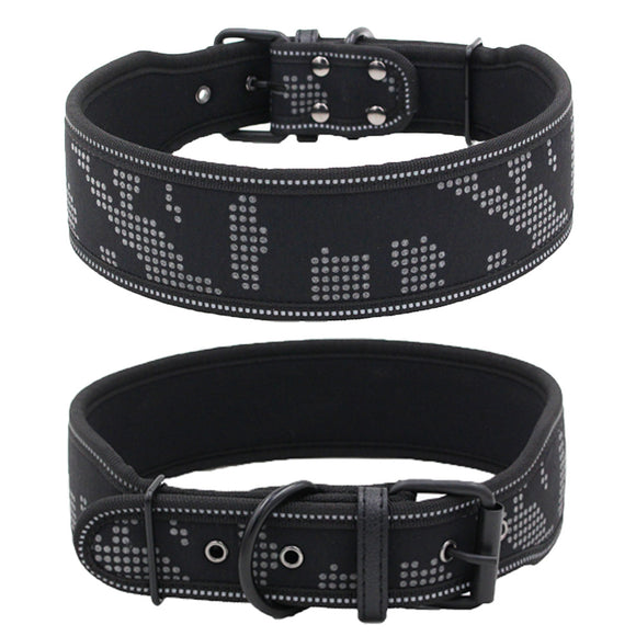 Collar Reflectante Camuflaje Cómodo para Perro