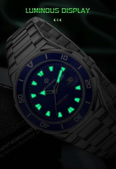 Reloj de Cuadrante Grande para Hombre - Estilo Empresarial con Movimiento de Cuarzo - Image 16