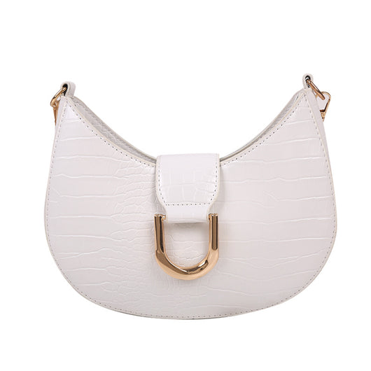 Bolso Baguette Texturizado en Color Sólido - Image 9