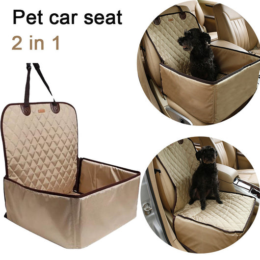 Transportín y Cama de Auto 2 en 1 para Mascotas - Colchoneta Acolchada Plegable - Image 16