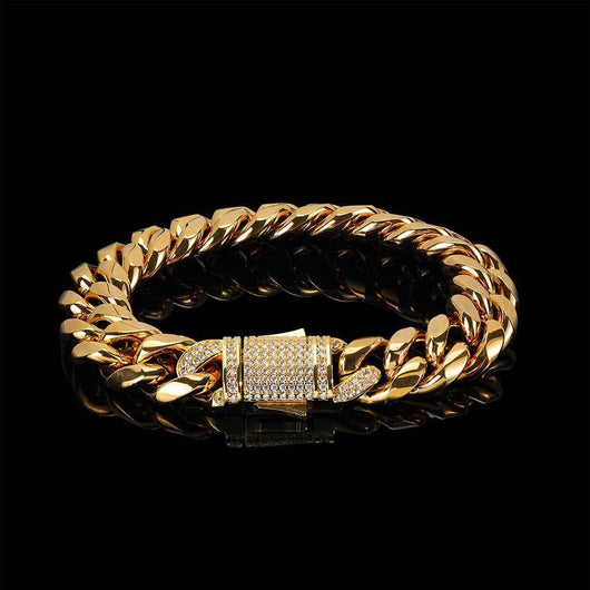 Pulsera de Acero Titanio y Oro 18k para Hombre - Image 13