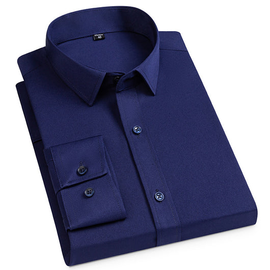 Camisa Casual Ejecutiva Manga Larga Stretch Sin Bolsillos - Image 5